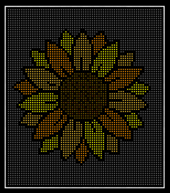 Sunflower Crochet Weighted Blanket- PATTERN ONLY